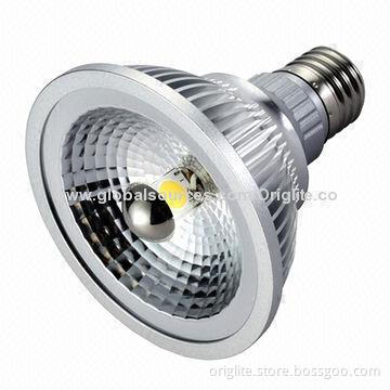 LED Spotlight Bulb, 12W PAR30, Lifud Power, Bridgelux Chip, COB LED, 3yrs Warranty/E27/High-polished